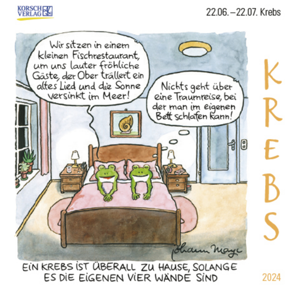 Cover: 9783731870289 | Krebs Mini 2024 | Korsch Verlag | Kalender | 13 S. | Deutsch | 2024