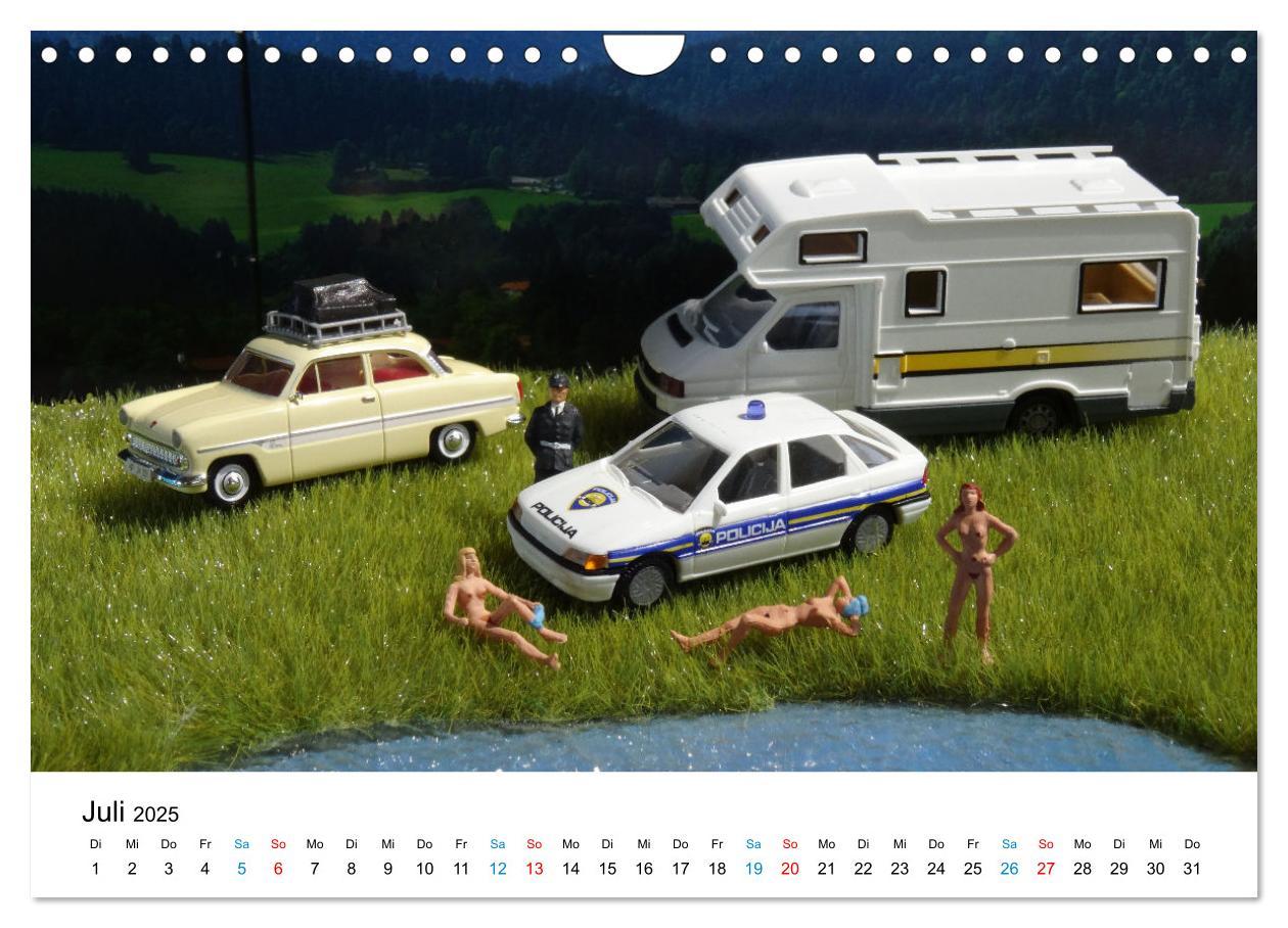 Bild: 9783435021321 | Polizeimodelle im Einsatz (Wandkalender 2025 DIN A4 quer), CALVENDO...