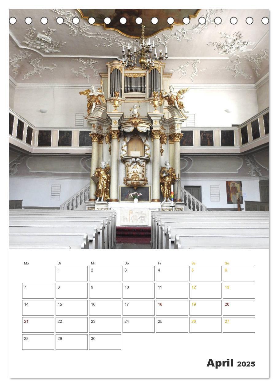 Bild: 9783435949595 | Orgeln zum Verlieben! (Tischkalender 2025 DIN A5 hoch), CALVENDO...