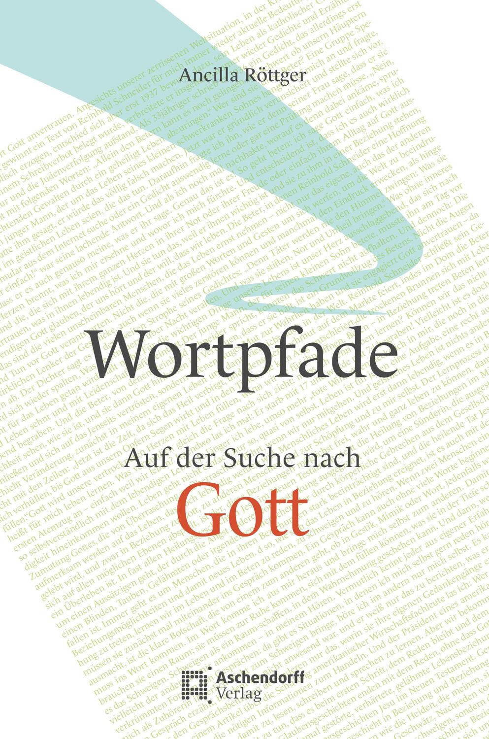 Cover: 9783402250648 | Wortpfade | Auf der Suche nach Gott | Ancilla Röttger | Taschenbuch
