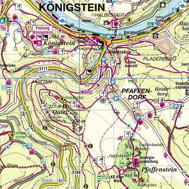 Bild: 9783868430172 | Nationalparkregion Sächsisch-Böhmische Schweiz | (Land-)Karte | 2022