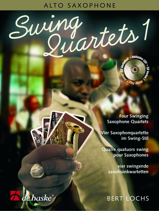 Cover: 9789043119023 | Swing Quartets | Four Swinging Saxophone Quartets | Bert Lochs | 2004
