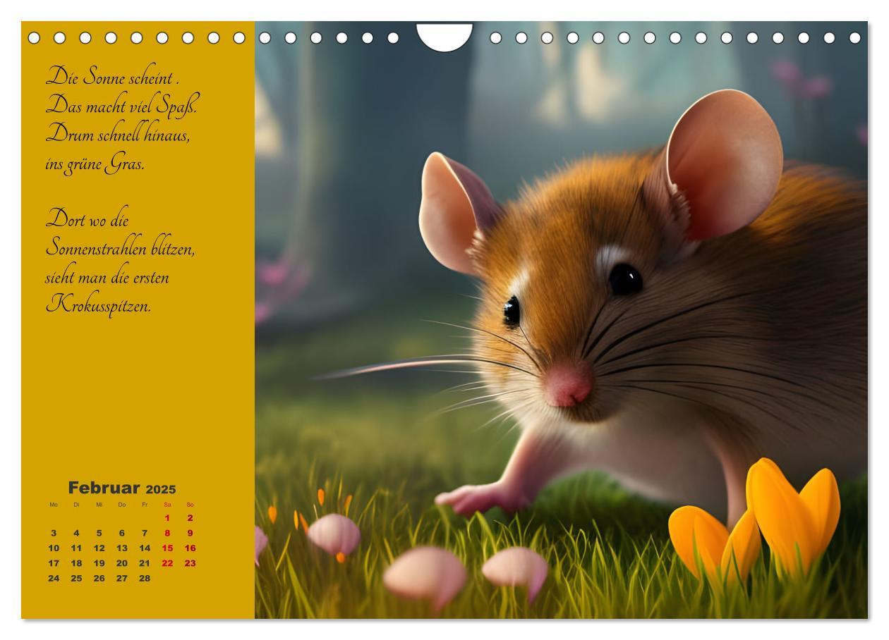 Bild: 9783383911088 | Der Maus Kalender (Wandkalender 2025 DIN A4 quer), CALVENDO...