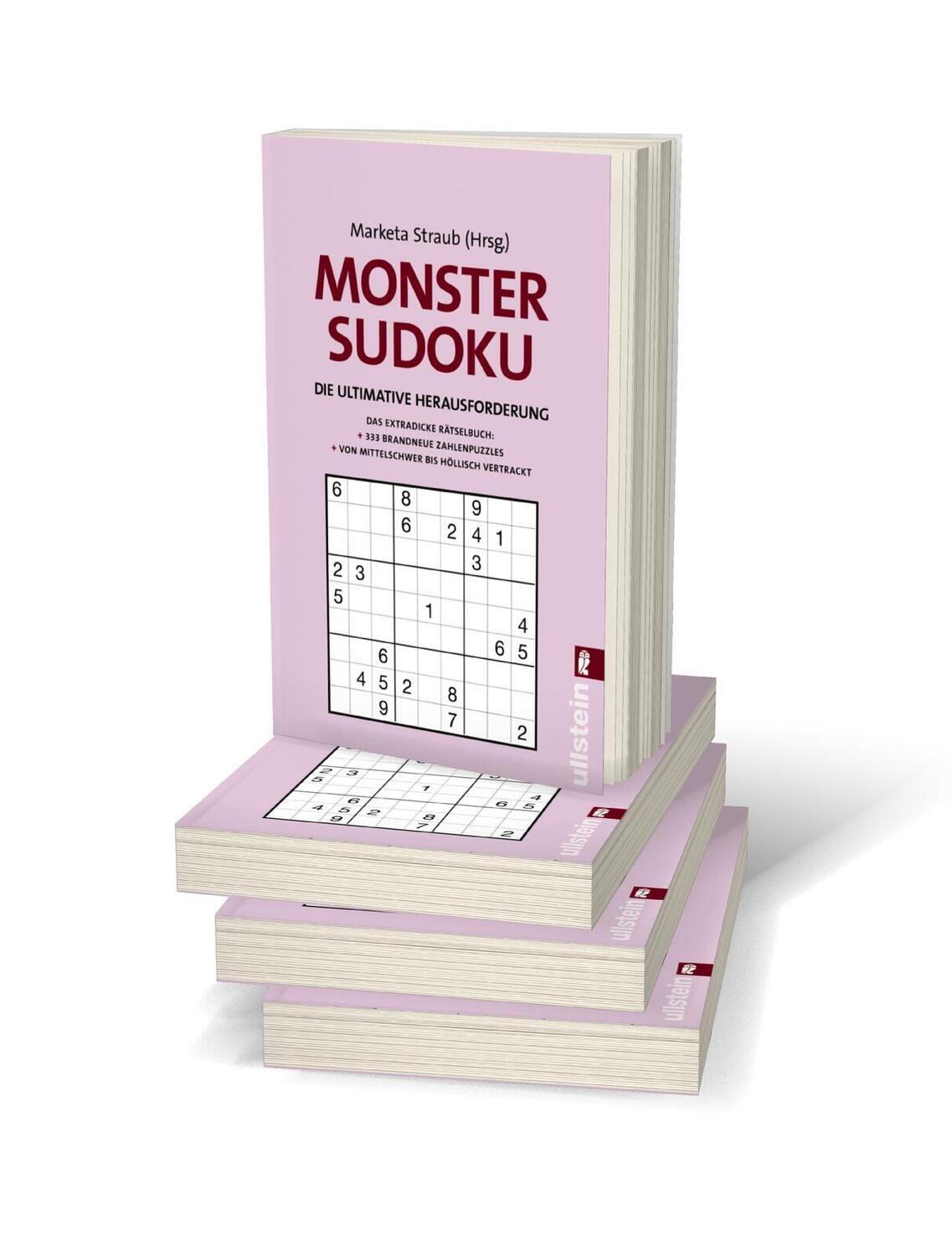 Bild: 9783548369358 | Monster-Sudoku | Die ultimative Herausforderung | Marketa Straub