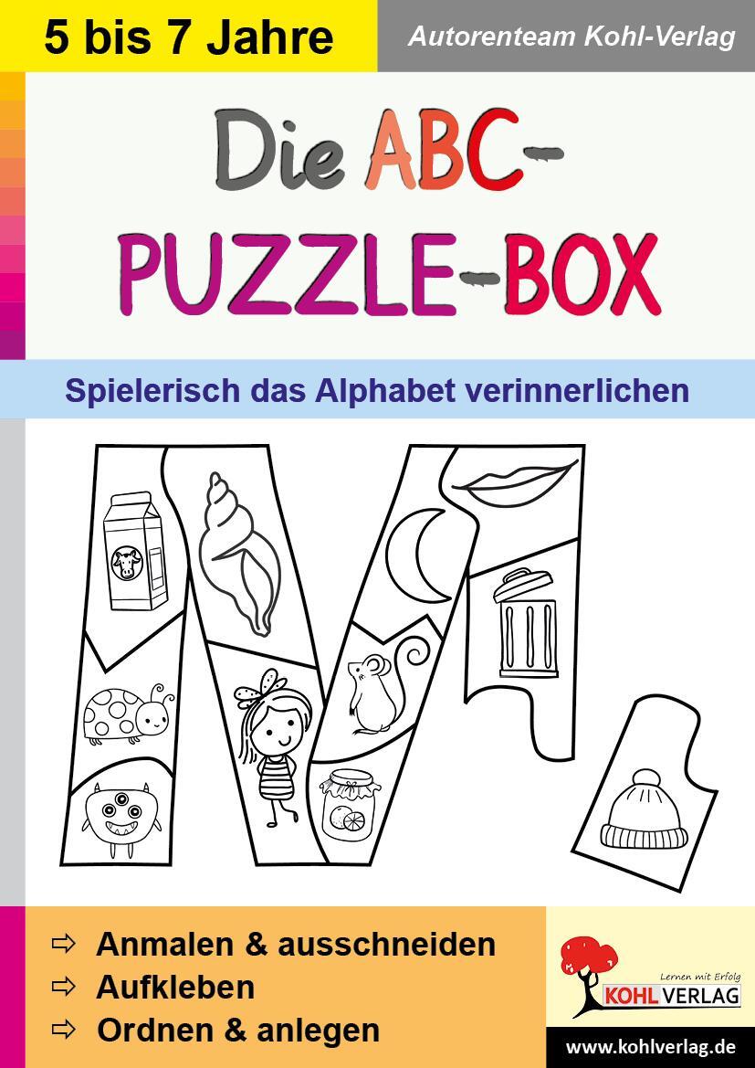 Cover: 9783985582440 | Die ABC-Puzzle-Box | Spielerisch das Alphabet verinnerlichen | Buch