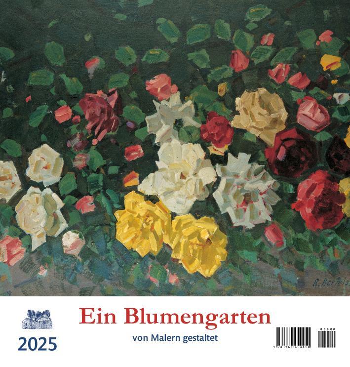 Cover: 9783960454410 | Ein Blumengarten 2025 | von Malern gestaltet | Kalender | 13 S. | 2025