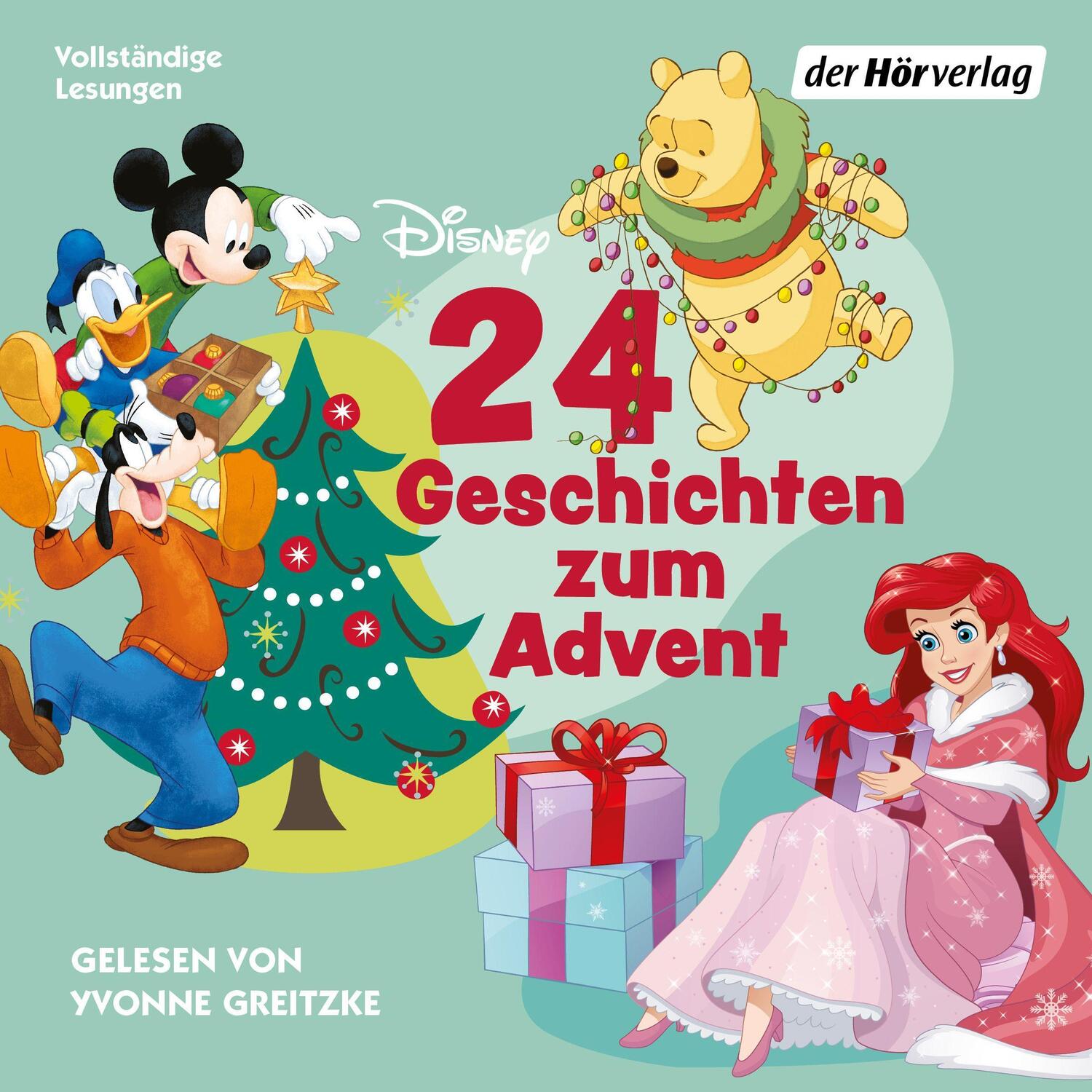 Cover: 9783844542172 | 24 Geschichten zum Advent (Disney) | Constanze Steindamm (u. a.) | CD