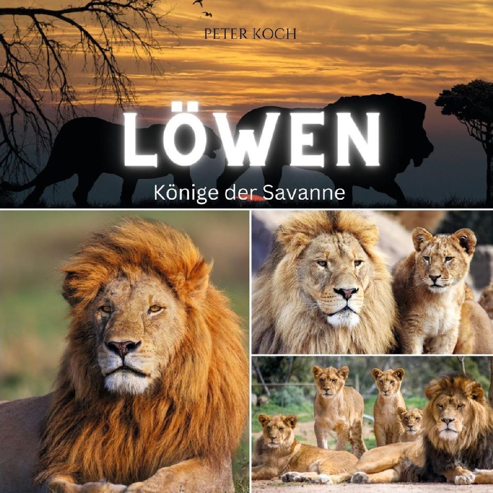 Cover: 9783750563834 | Löwen | Könige der Savanne | Peter Koch | Taschenbuch | 80 S. | 2024