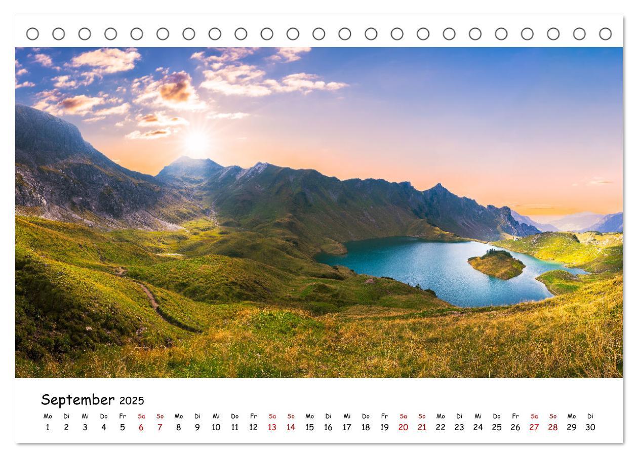 Bild: 9783383921155 | Traumhafte Orte - Berge, Seen und Meer (Tischkalender 2025 DIN A5...