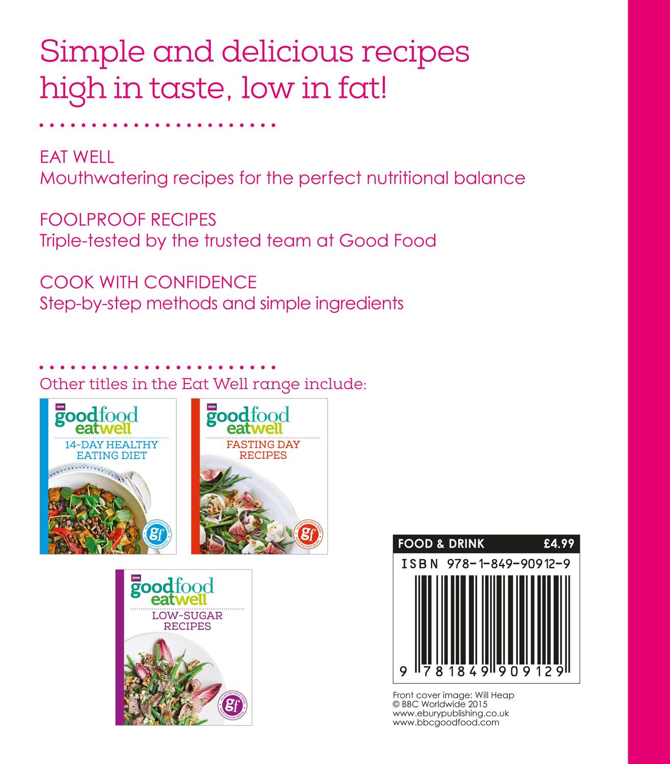 Rückseite: 9781849909129 | Good Food Eat Well: Low-fat Feasts | Good Food Guides | Taschenbuch