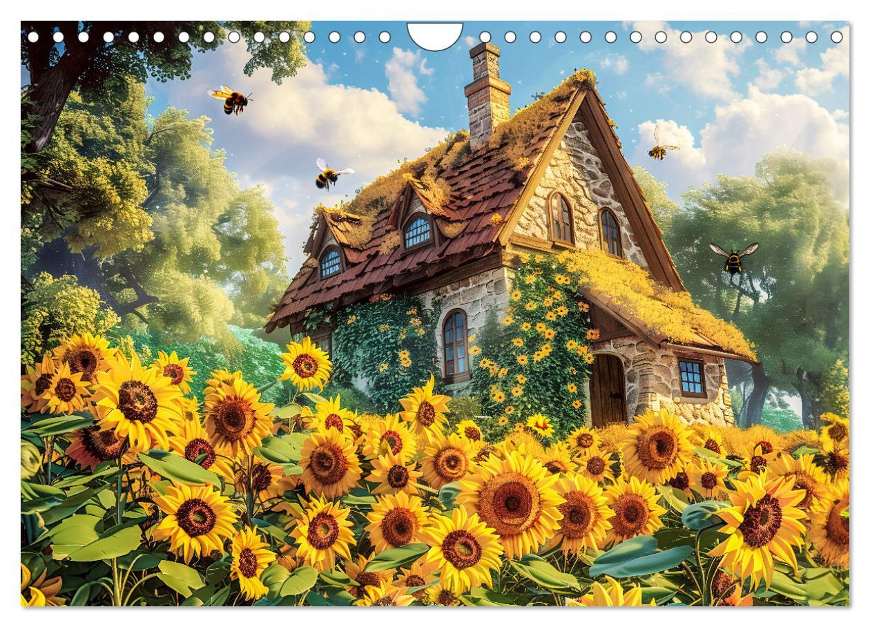 Bild: 9783435241798 | Kleine Cottages - Romantische Fantasiehäuschen (Wandkalender 2025...