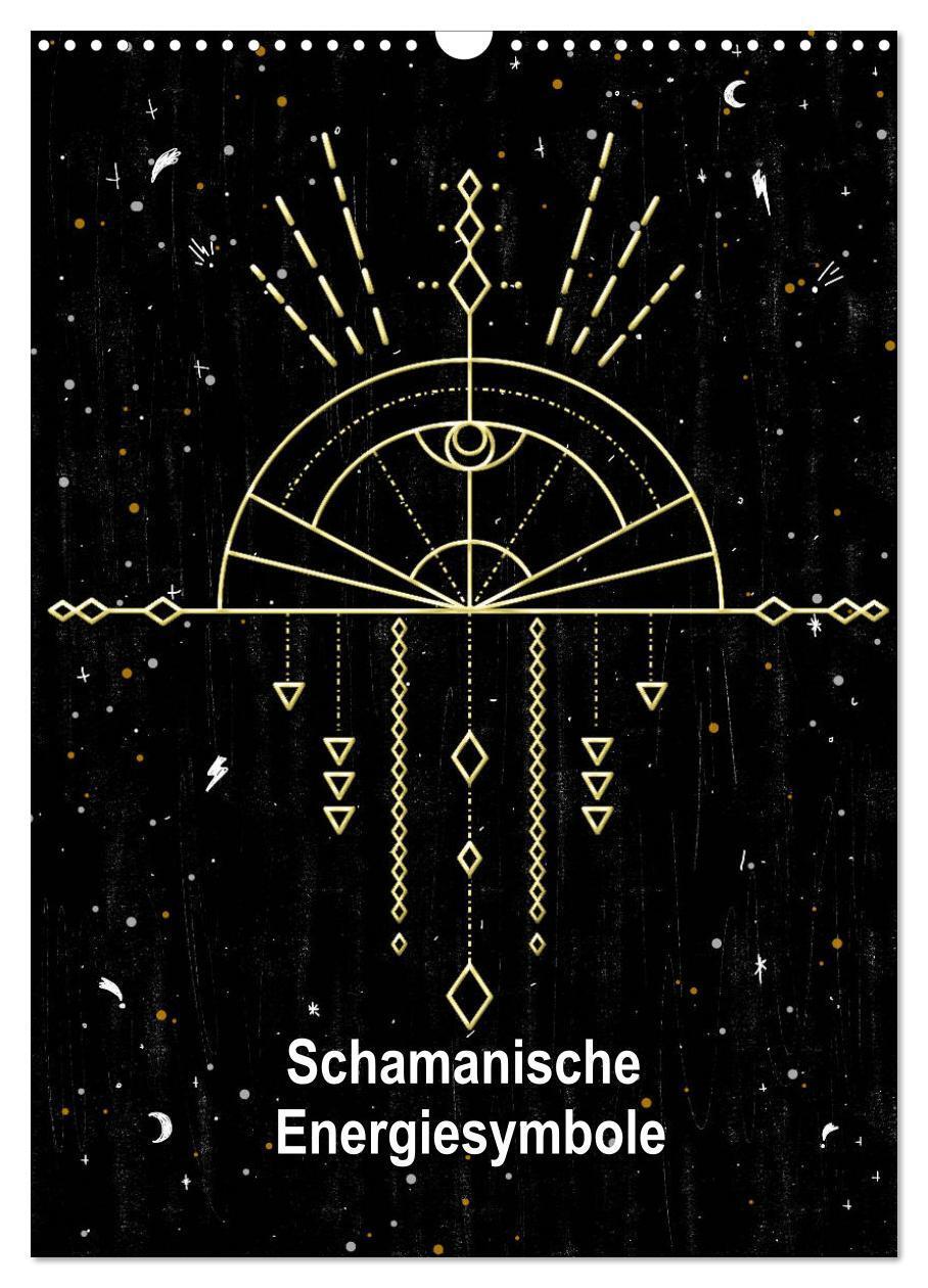 Cover: 9783675453739 | Schamanische Energiesymbole (Wandkalender 2024 DIN A3 hoch),...
