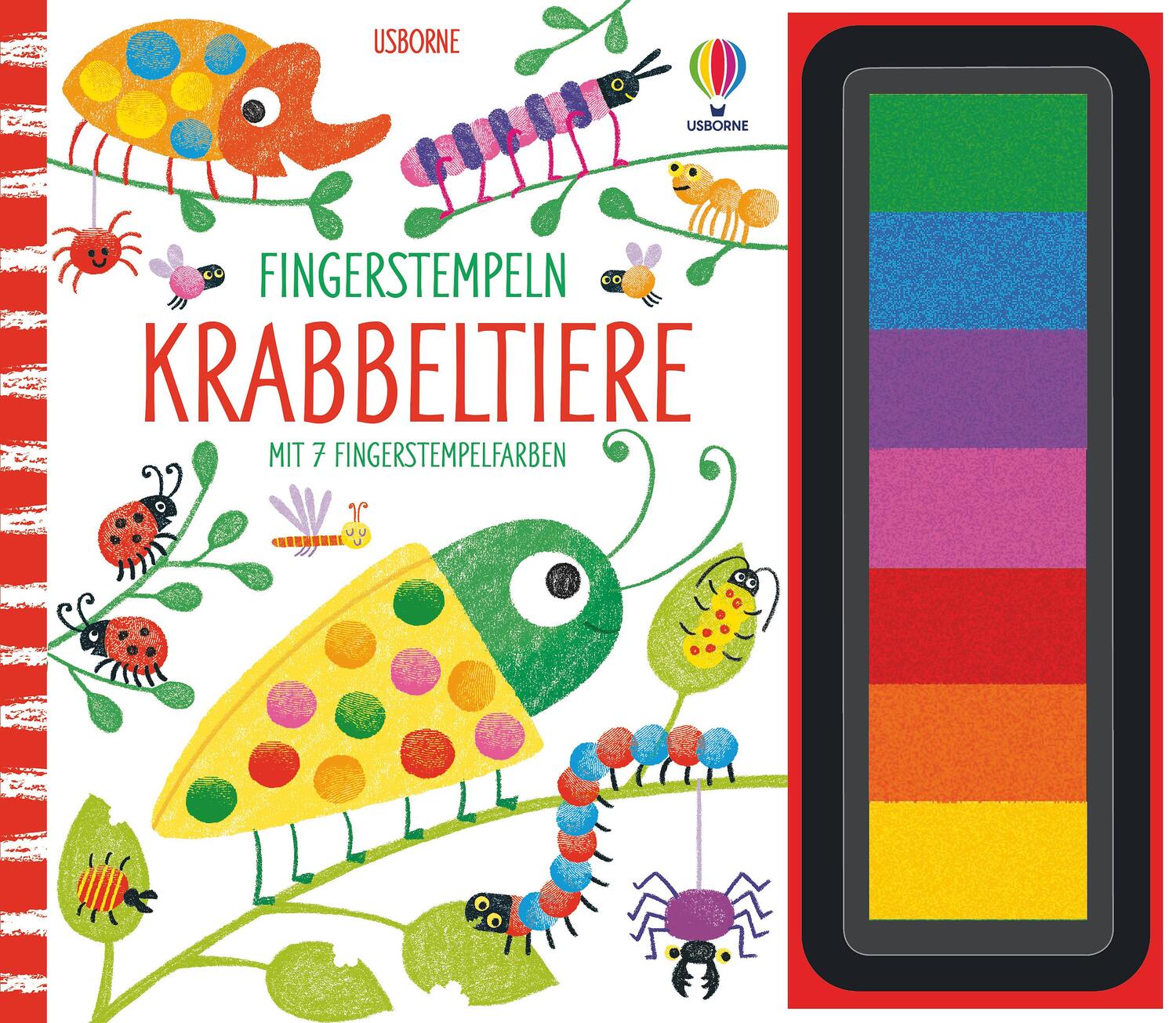 Cover: 9781789414547 | Fingerstempeln: Krabbeltiere | Fiona Watt | Buch | Deutsch | 2021