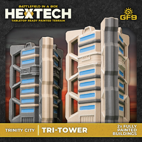 Cover: 9420020260429 | Trinity City - Tri-Tower (x2) | Gale Force Nine Modelling