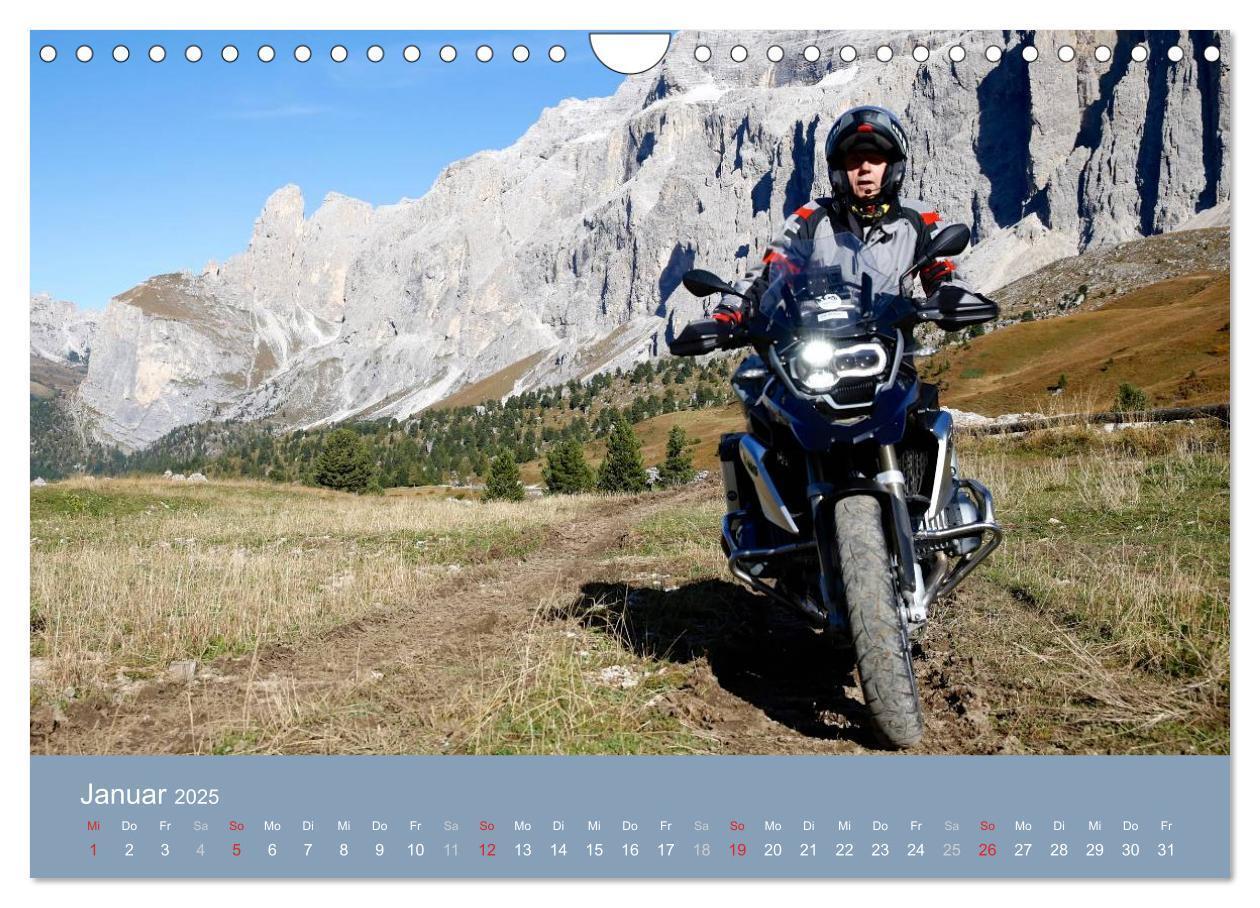 Bild: 9783435521913 | Freude an - Spaß mit der BMW GS (Wandkalender 2025 DIN A4 quer),...