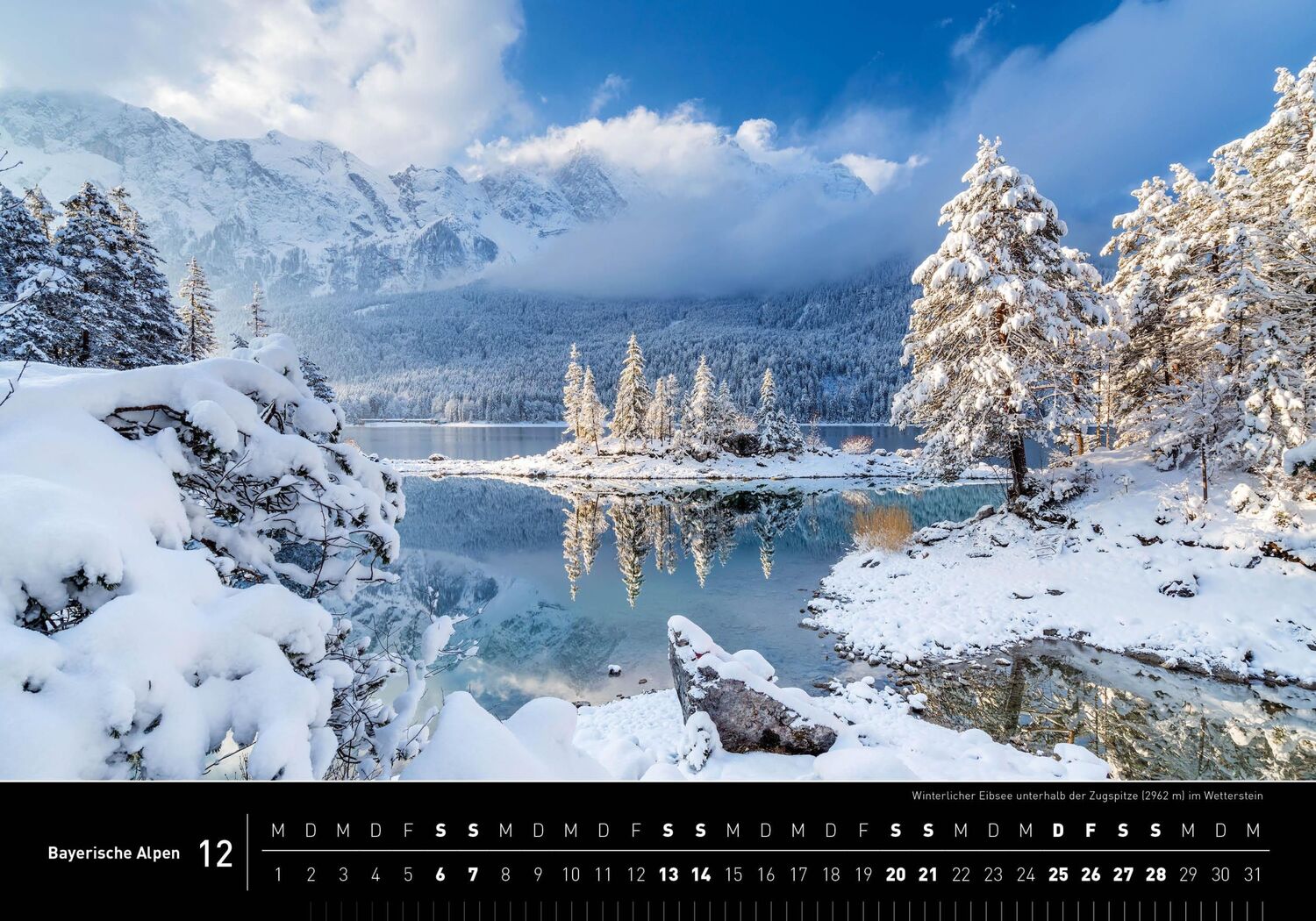 Bild: 9783968555423 | 360° Bayerische Alpen Premiumkalender 2025 | Christian Bäck | Kalender