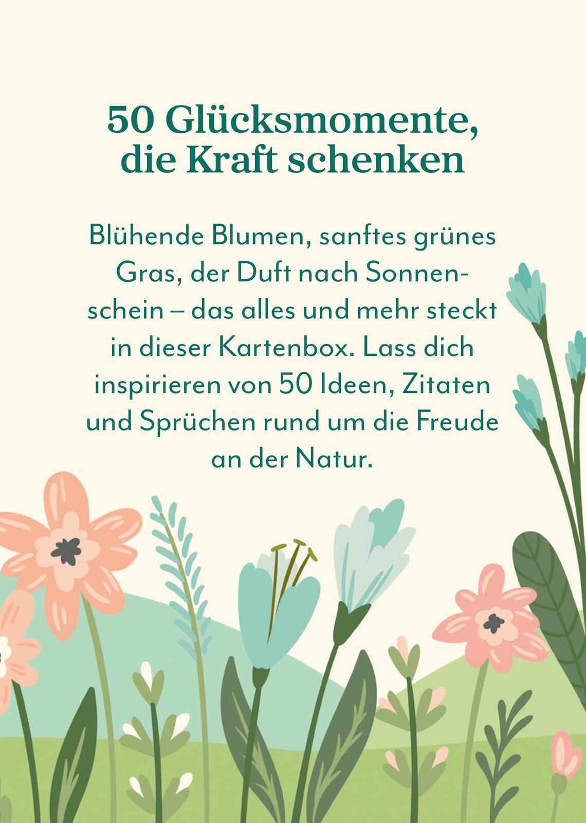 Rückseite: 9783845862859 | Wiesenglück | Von der positiven Kraft der Natur | Taschenbuch | 50 S.