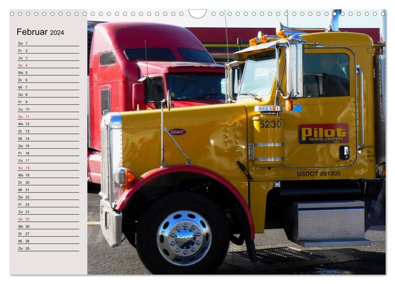 Bild: 9783675463905 | US-Trucks. Faszination Langhauber (Wandkalender 2024 DIN A3 quer),...