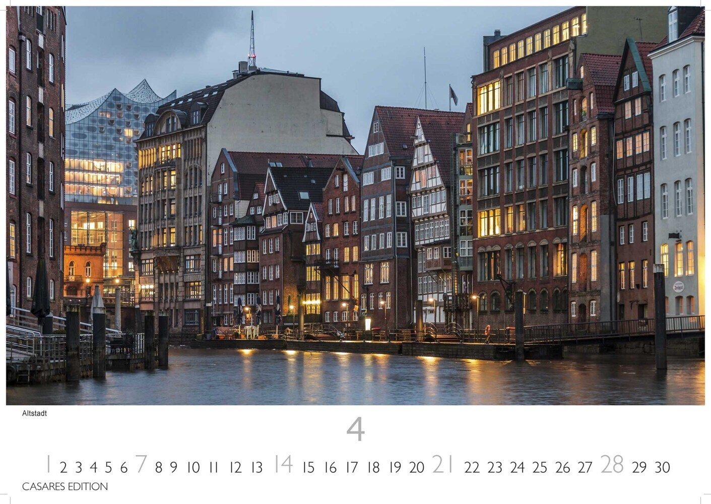Bild: 9789918621439 | Hamburg 2024 L 35x50cm | Kalender | 14 S. | Deutsch | 2024