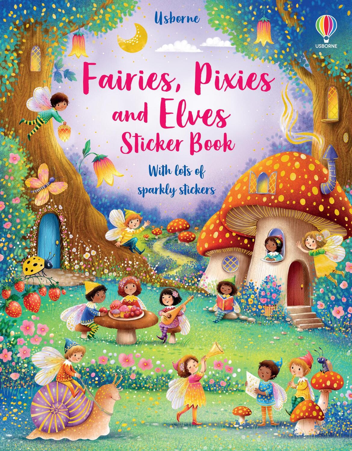 Cover: 9781474989794 | Fairies, Pixies and Elves Sticker Book | Fiona Watt | Taschenbuch