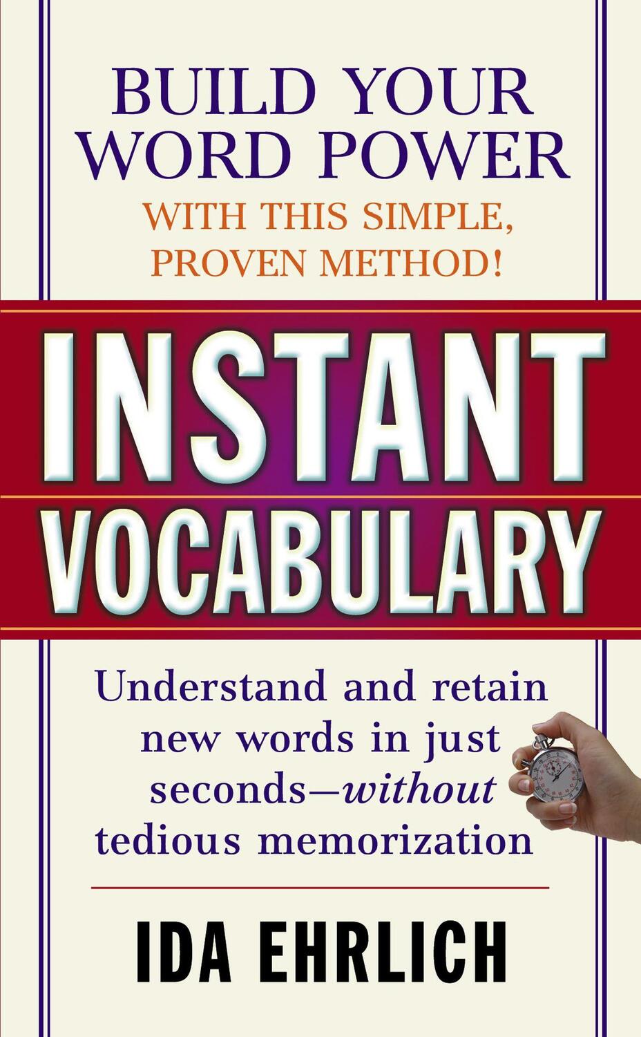 Cover: 9780671677275 | Instant Vocabulary | Ida Ehrlich | Taschenbuch | Englisch | 1988