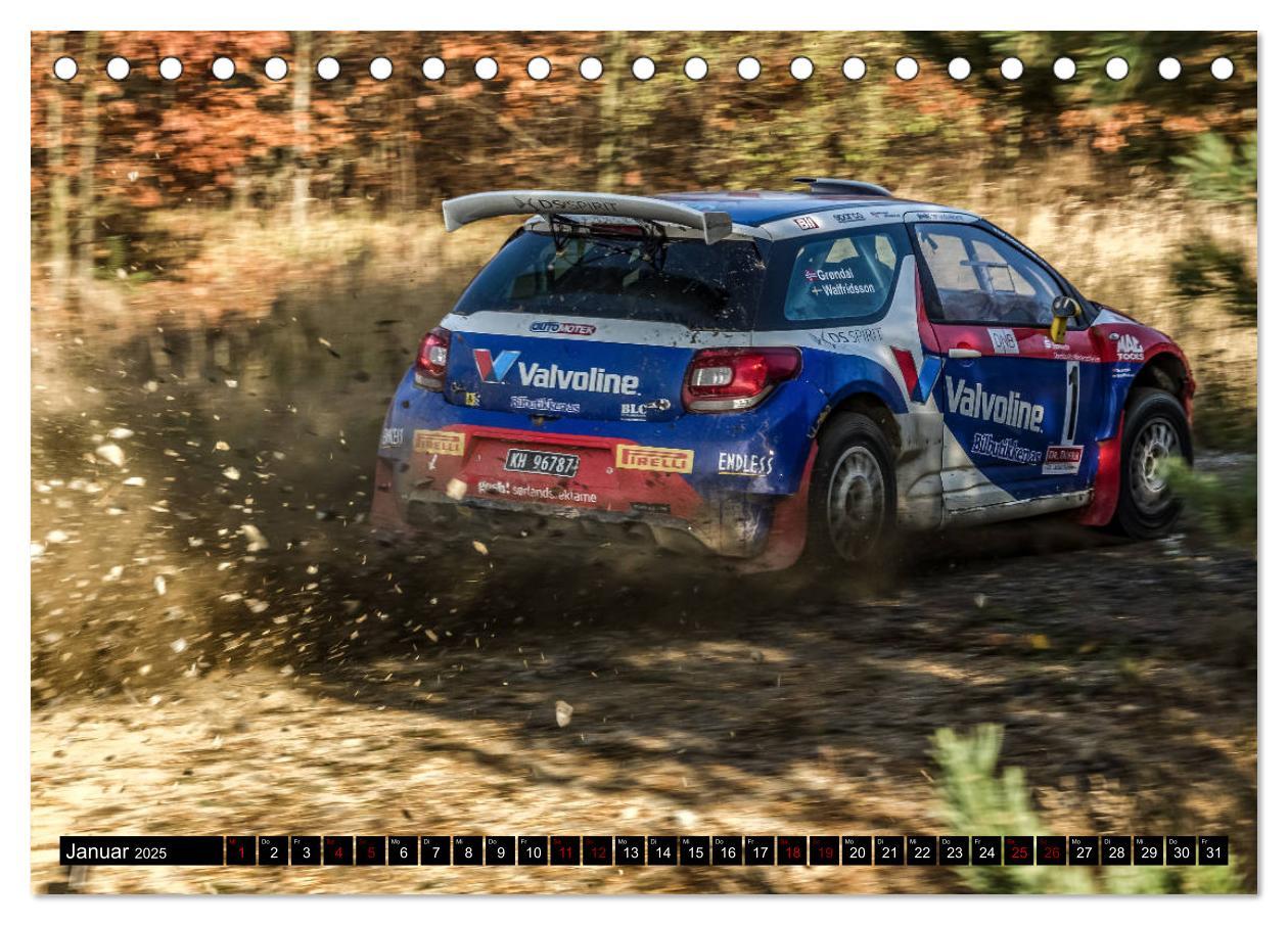 Bild: 9783435399383 | SCHNELL! AUTHENTISCH! MITTENDRIN! - RALLYE! (Tischkalender 2025 DIN...