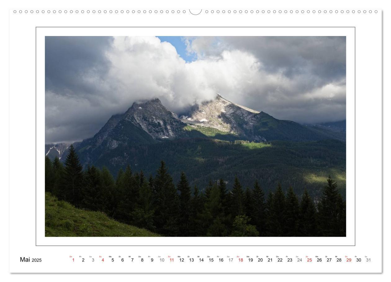 Bild: 9783435457373 | Rund um den Watzmann (Wandkalender 2025 DIN A2 quer), CALVENDO...