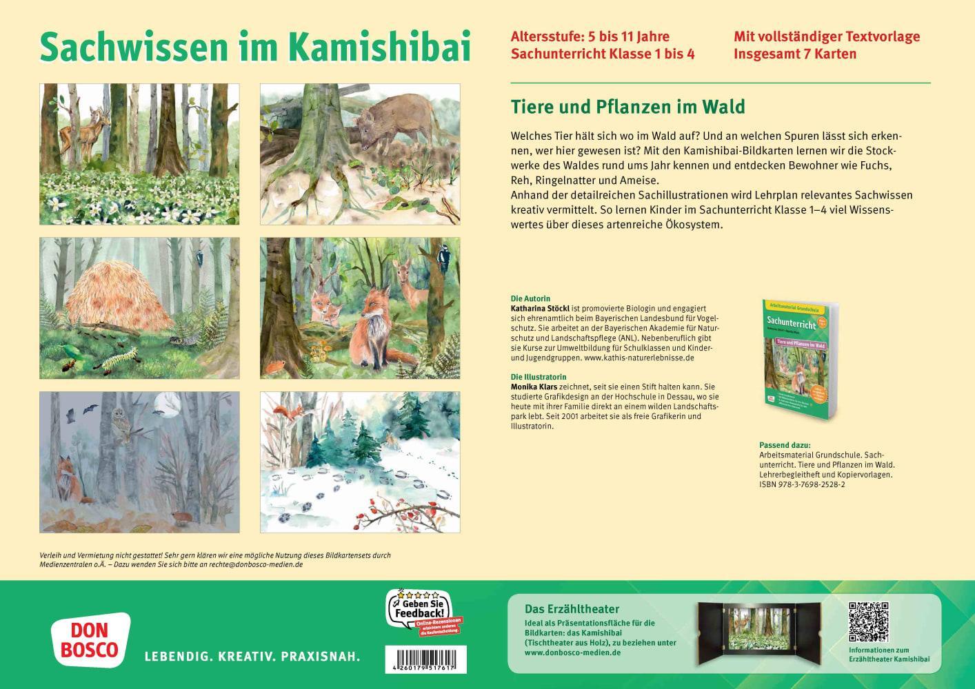 Bild: 4260179517617 | Tiere und Pflanzen im Wald. Kamishibai Bildkartenset | Stöckl-Bauer