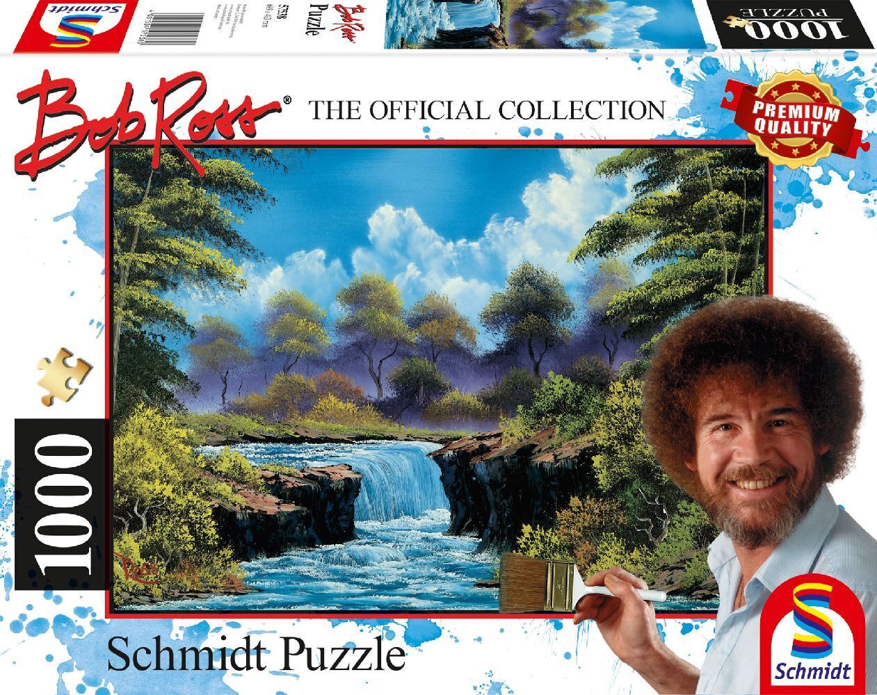 Cover: 4001504575380 | Wasserfall auf der Lichtung | Puzzle Bob Ross 1.000 Teile | Spiel