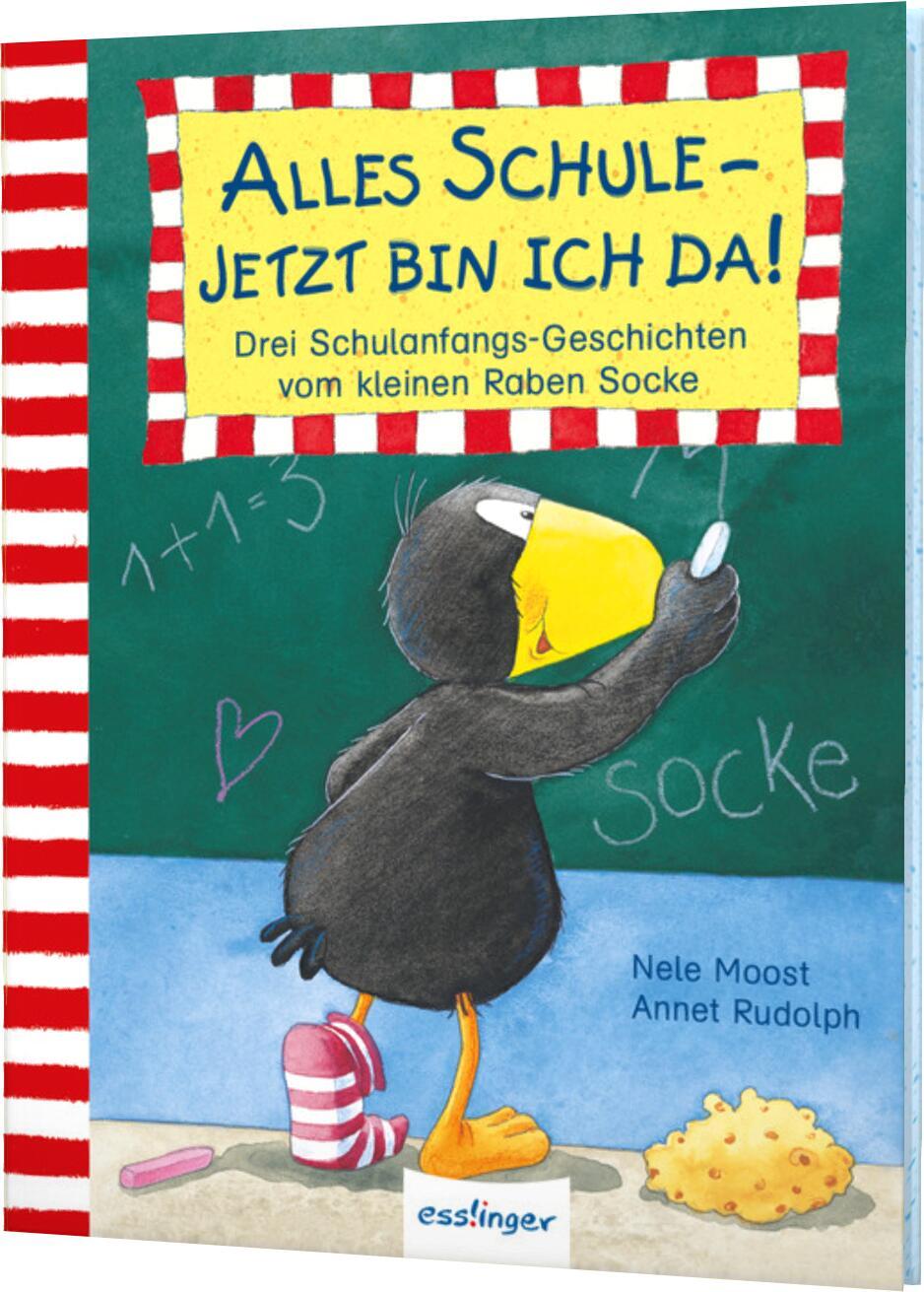 Cover: 9783480232864 | Der kleine Rabe Socke: Alles Schule - jetzt bin ich da! Drei...