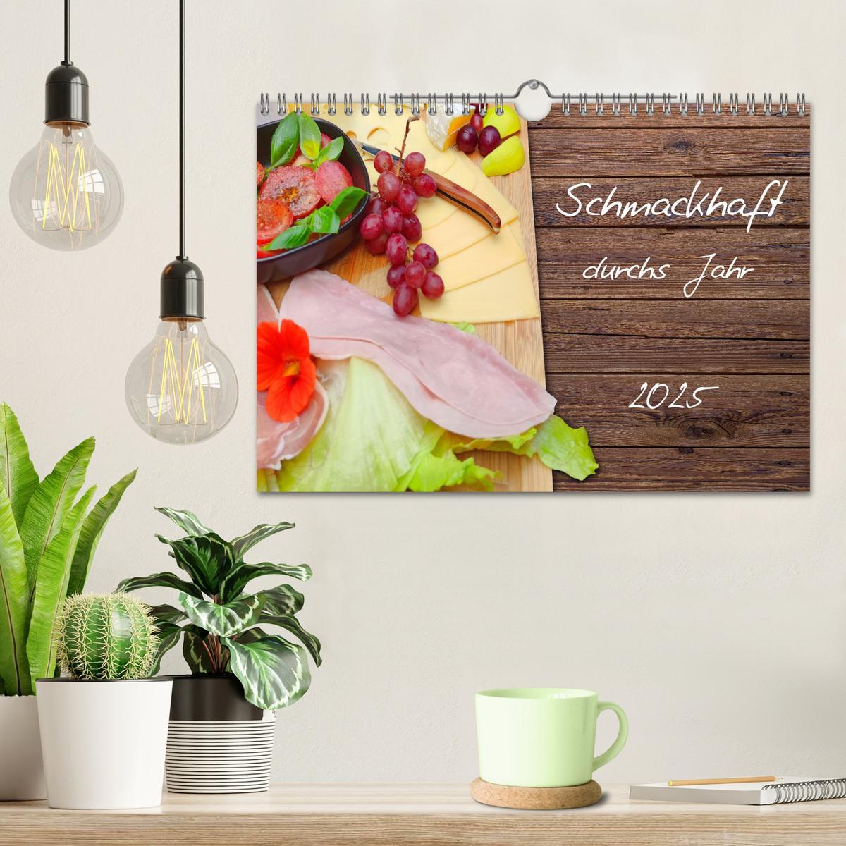 Bild: 9783435034512 | Schmackhaft durchs Jahr (Wandkalender 2025 DIN A4 quer), CALVENDO...