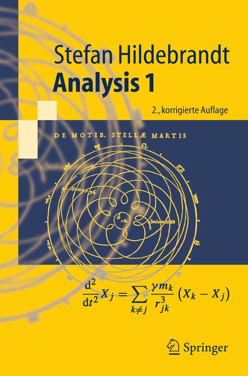 Cover: 9783540253686 | Analysis 1 | Stefan Hildebrandt | Taschenbuch | Springer-Lehrbuch