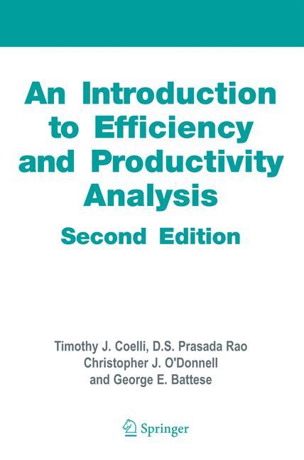 Cover: 9780387242668 | An Introduction to Efficiency and Productivity Analysis | Taschenbuch