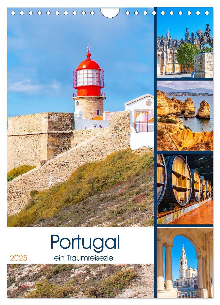 Cover: 9783435912308 | Portugal - ein Traumreiseziel (Wandkalender 2025 DIN A4 hoch),...