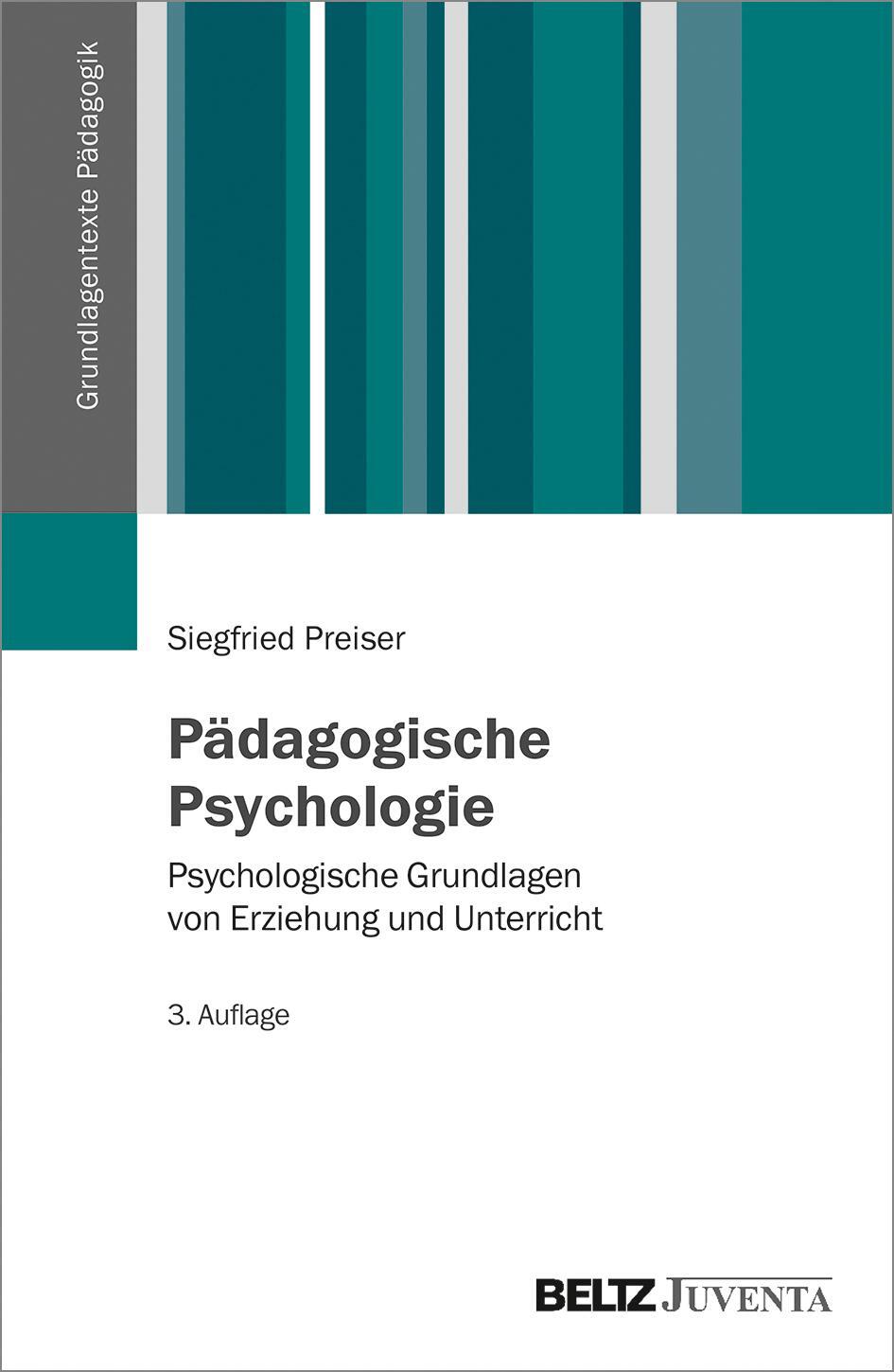 Cover: 9783779962090 | Pädagogische Psychologie | Siegfried Preiser | Taschenbuch | Deutsch