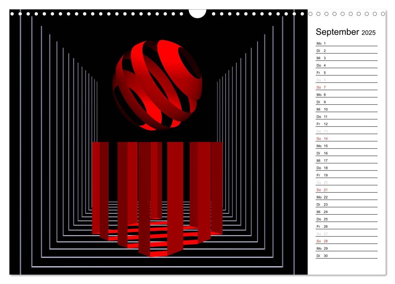 Bild: 9783435471171 | Mit Geometrie durch das Jahr (Wandkalender 2025 DIN A3 quer),...