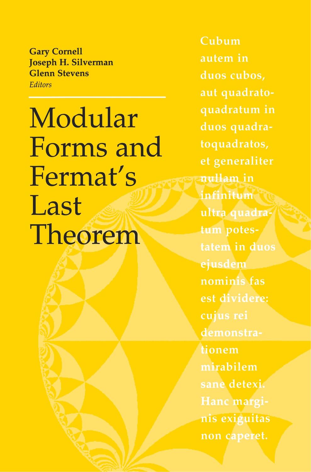 Cover: 9780387989983 | Modular Forms and Fermat¿s Last Theorem | Gary Cornell (u. a.) | Buch