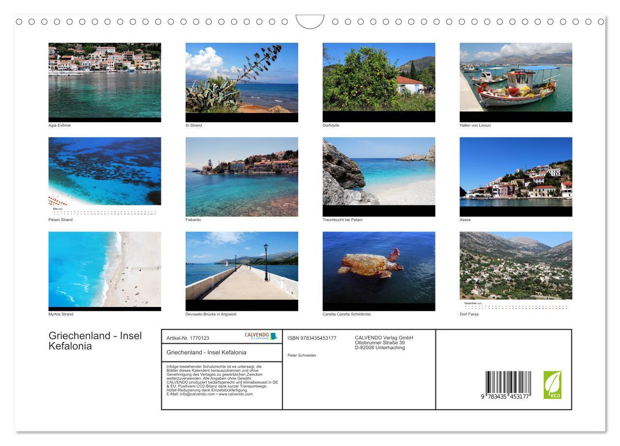 Bild: 9783435453177 | Griechenland - Insel Kefalonia (Wandkalender 2025 DIN A3 quer),...