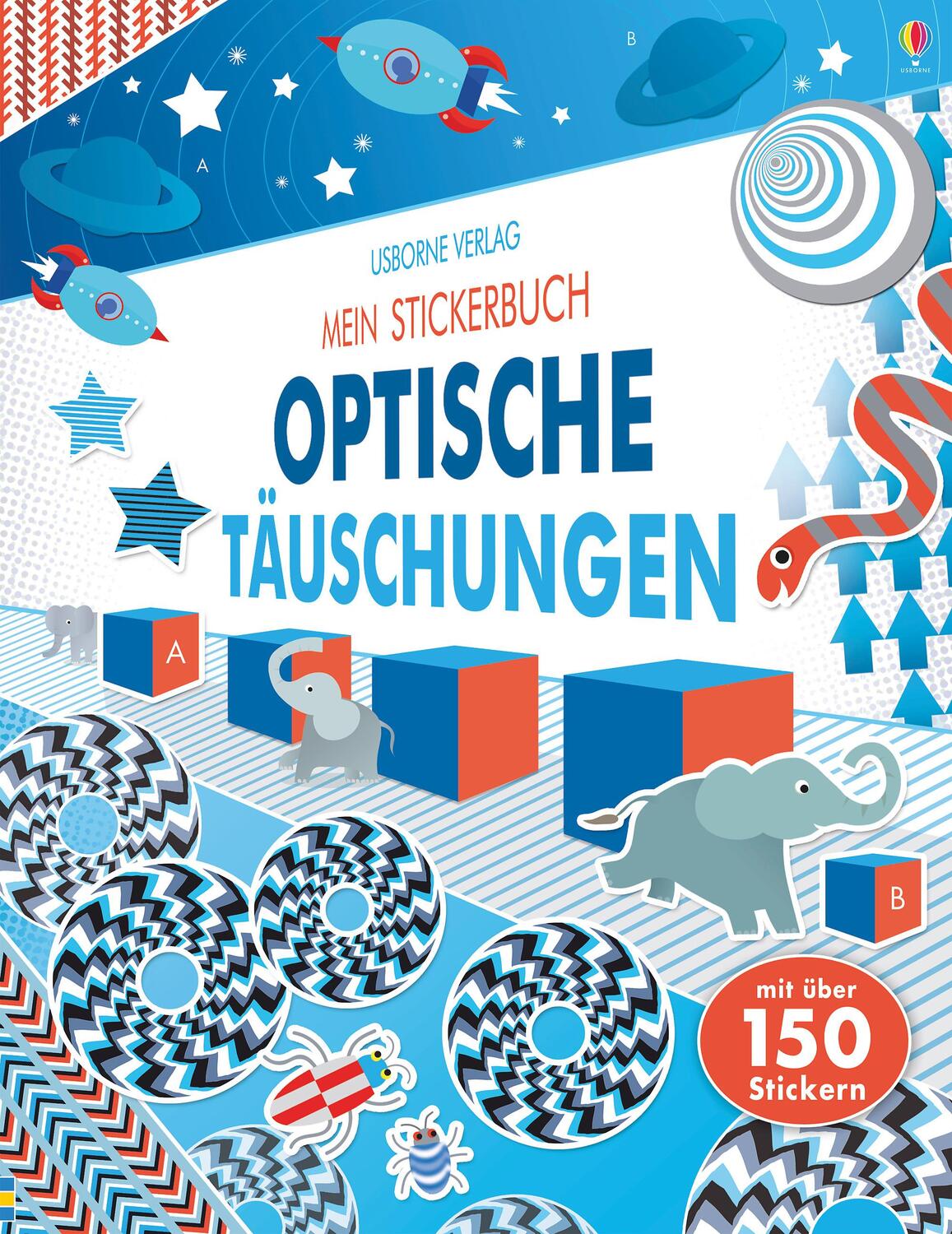 Cover: 9781782326885 | Mein Stickerbuch: Optische Täuschungen | Sam Taplin | Taschenbuch