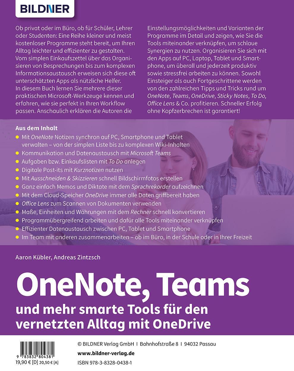 Rückseite: 9783832804381 | OneNote, Teams und mehr smarte Tools für den vernetzten Alltag mit...