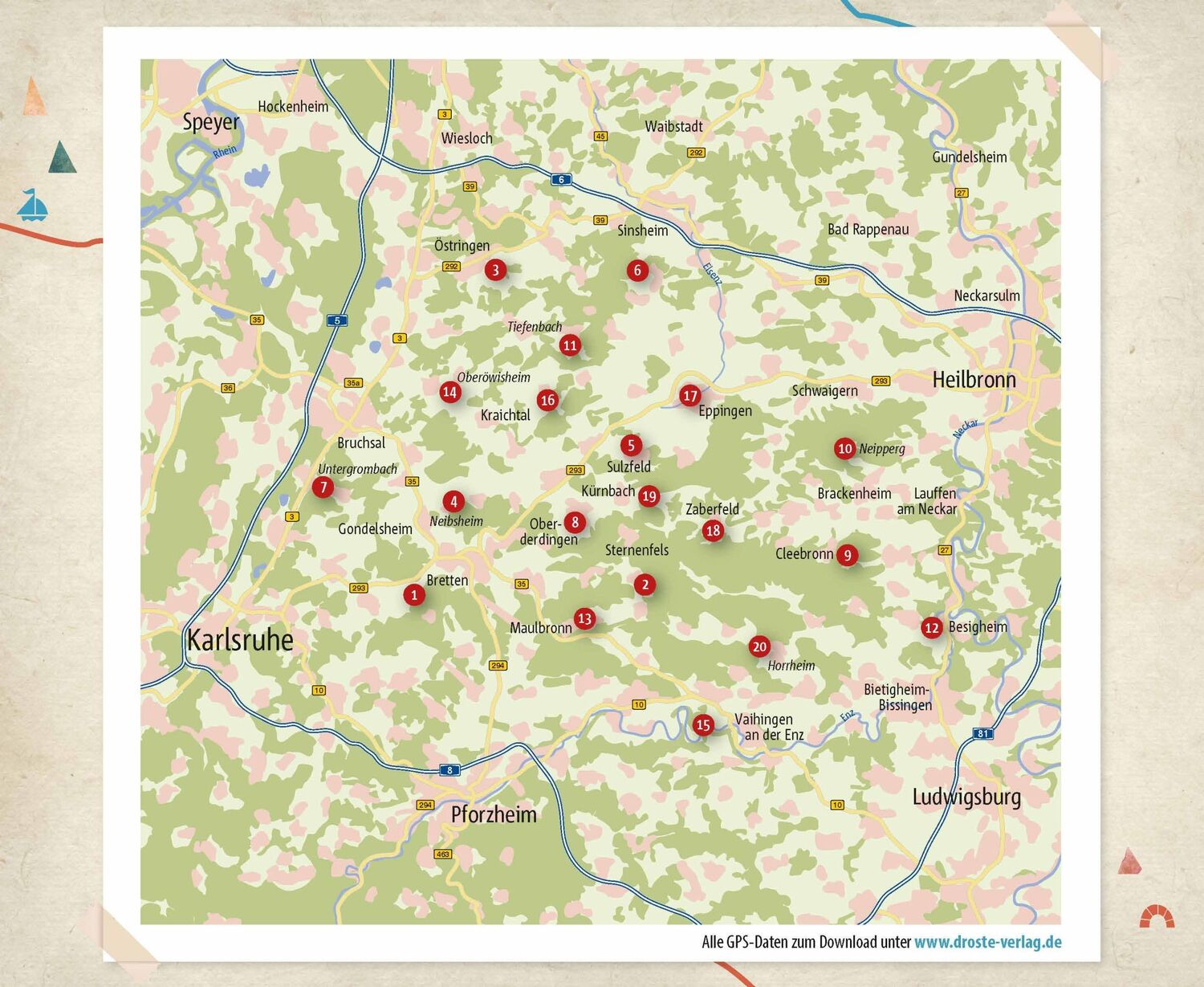 Bild: 9783770022915 | Kraichgau. Wandern für die Seele | Wohlfühlwege | Jennerjahn-Hakenes