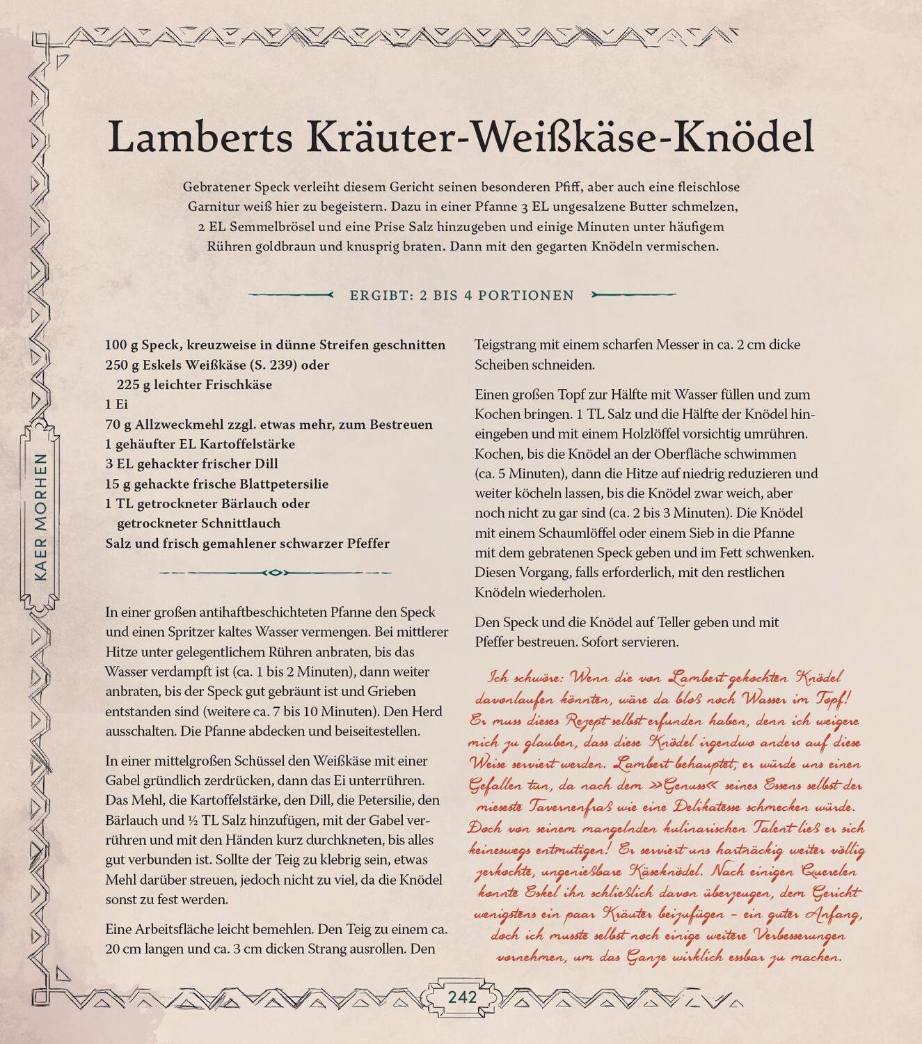 Bild: 9783833244056 | The Witcher: Das offizielle Kochbuch | Anita Sarna (u. a.) | Buch