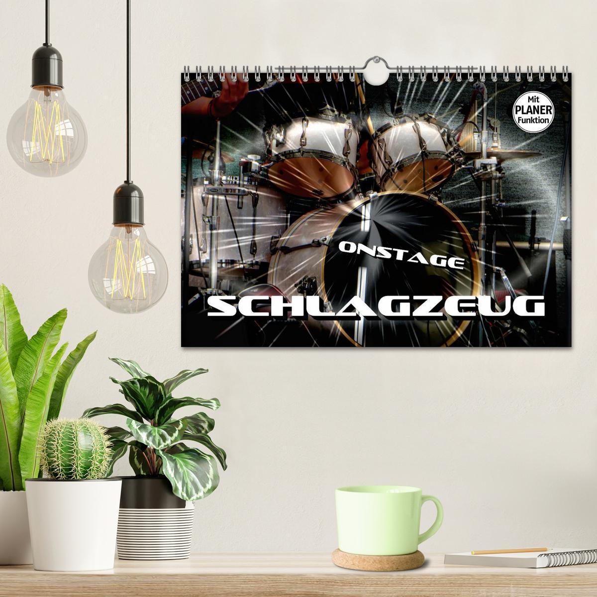 Bild: 9783435425204 | Schlagzeug onstage (Wandkalender 2025 DIN A4 quer), CALVENDO...