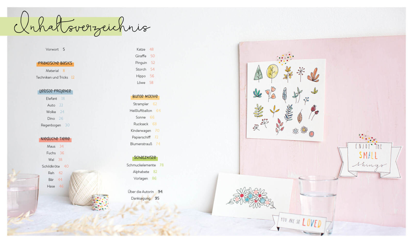 Bild: 9783745904123 | Sweet Watercolor - 25 Motive fürs Kinderzimmer malen | Margit Krapesch