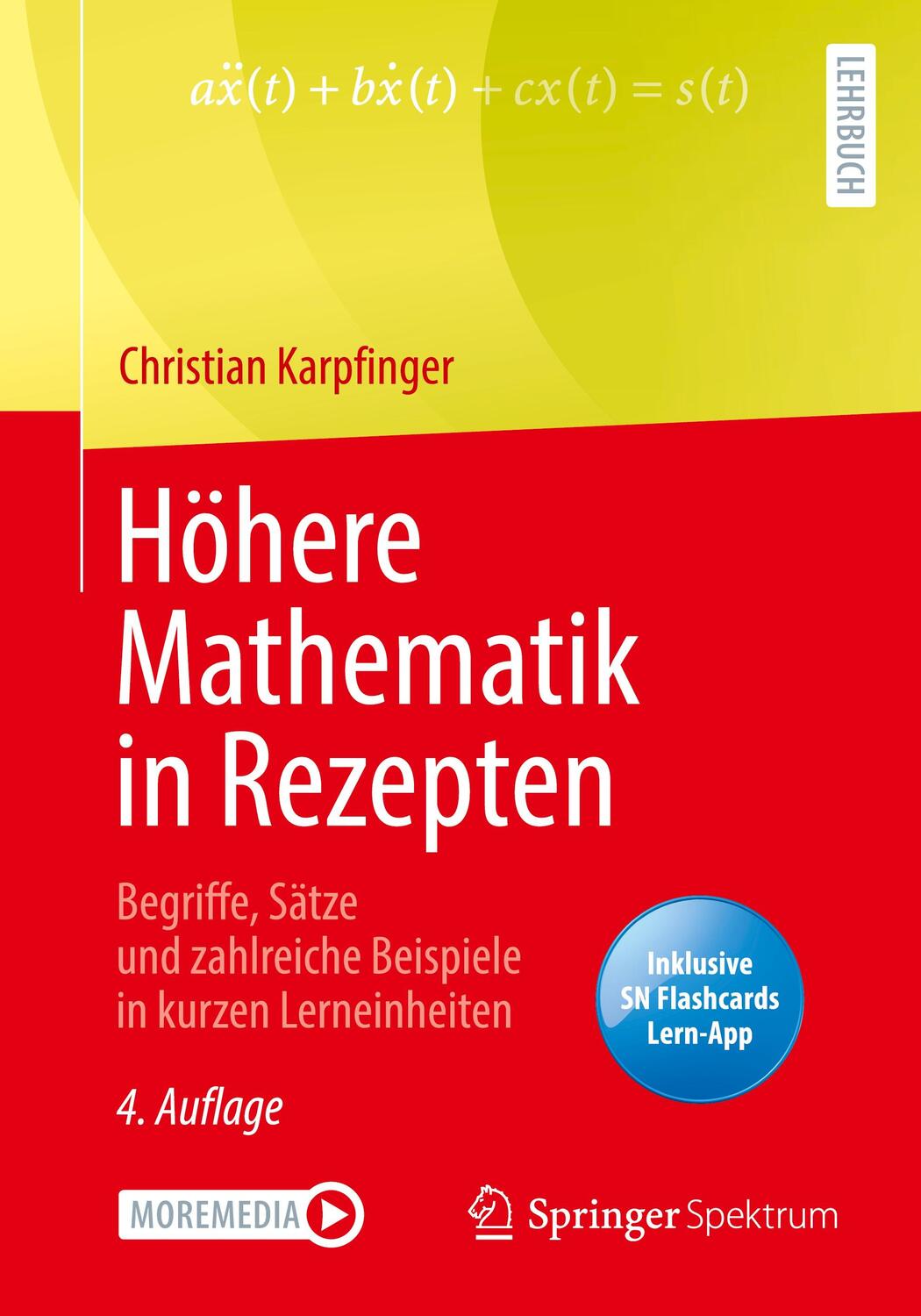 Cover: 9783662633045 | Höhere Mathematik in Rezepten, m. 1 Buch, m. 1 E-Book | Karpfinger