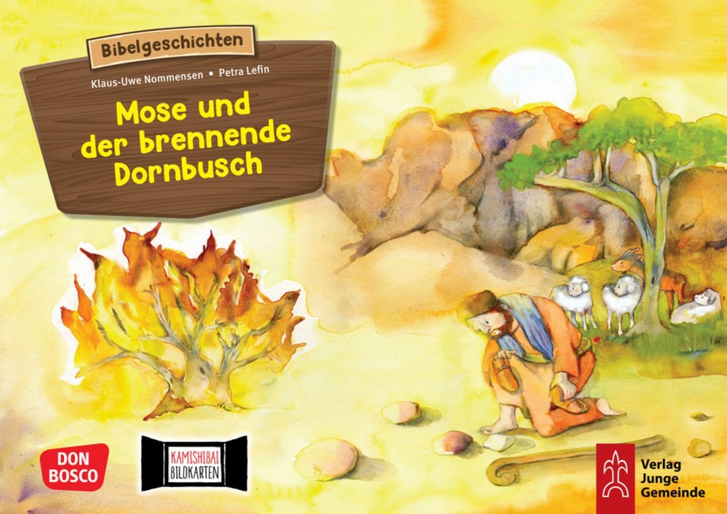 Cover: 4260179514067 | Mose und der brennende Dornbusch. Exodus Teil 4. Kamishibai...