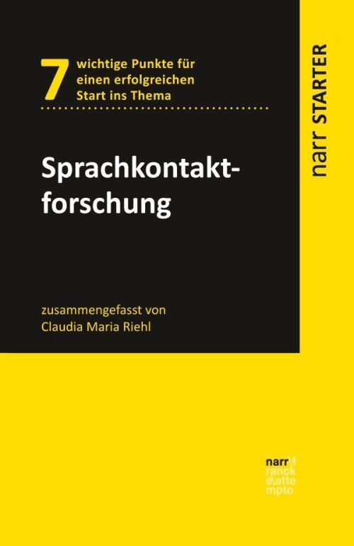 Cover: 9783823381648 | Sprachkontaktforschung | Claudia Maria Riehl | Taschenbuch | 96 S.