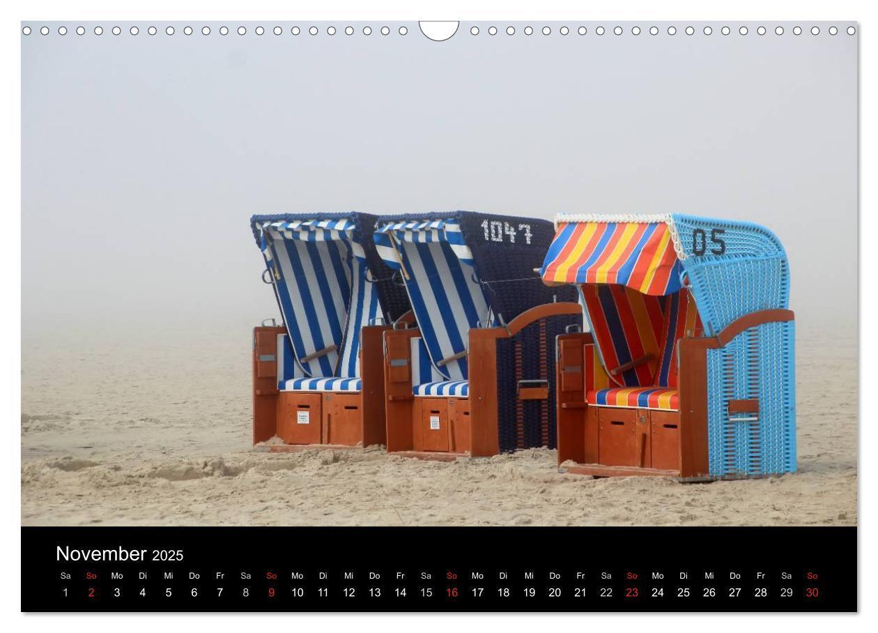 Bild: 9783435588633 | Amrum, Perle der Nordsee (Wandkalender 2025 DIN A3 quer), CALVENDO...