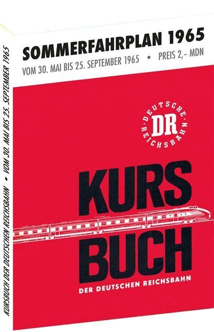 Cover: 9783959664851 | Kursbuch der Deutschen Reichsbahn - Sommerfahrplan 1965 | Rockstuhl