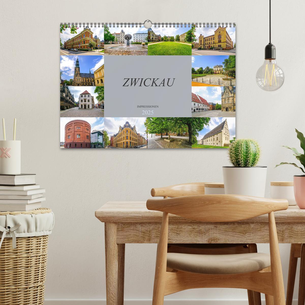 Bild: 9783435321377 | Zwickau Impressionen (Wandkalender 2025 DIN A3 quer), CALVENDO...